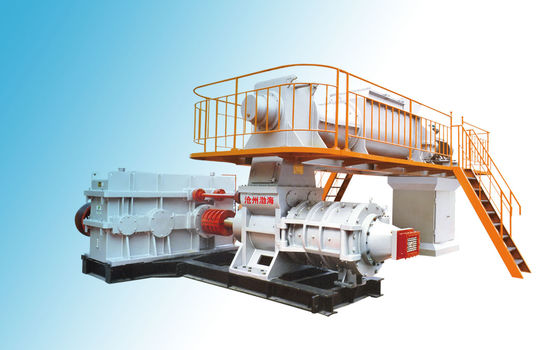JKY-90C Two Stage Vacuum Extruder Clay Brick Making Machine