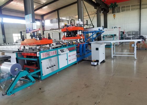 Vácuo servo da bolha que forma a fatura da folha do polietileno da máquina