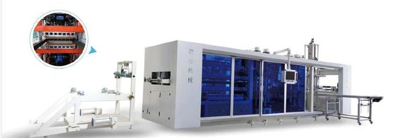 Vácuo da bolha do poliestireno que forma estação da pressão negativa da máquina a multi